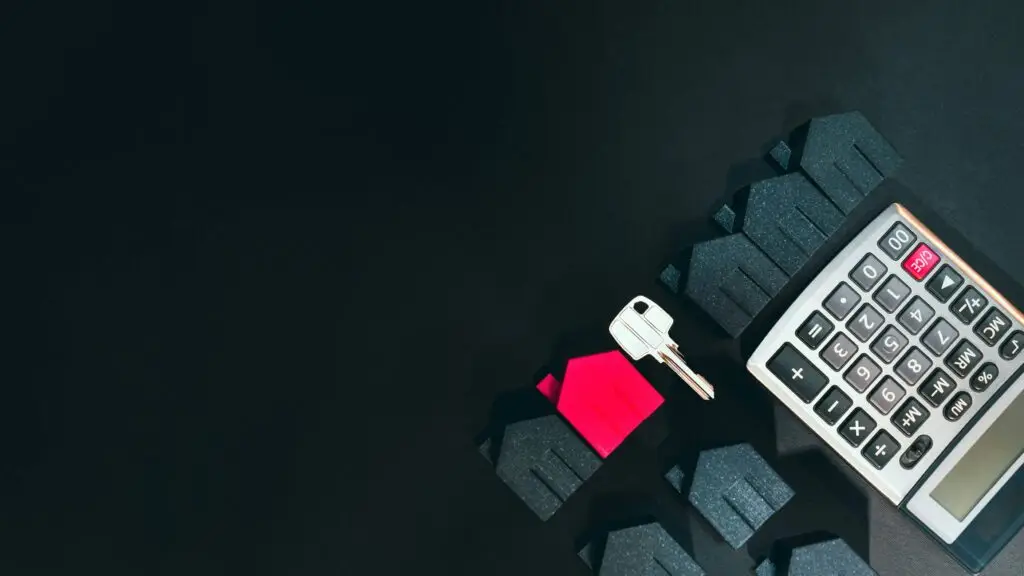 Price, calculator with key.