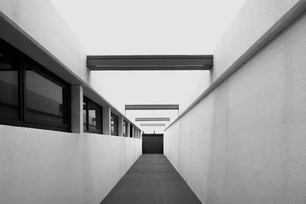 modern long corridor_business