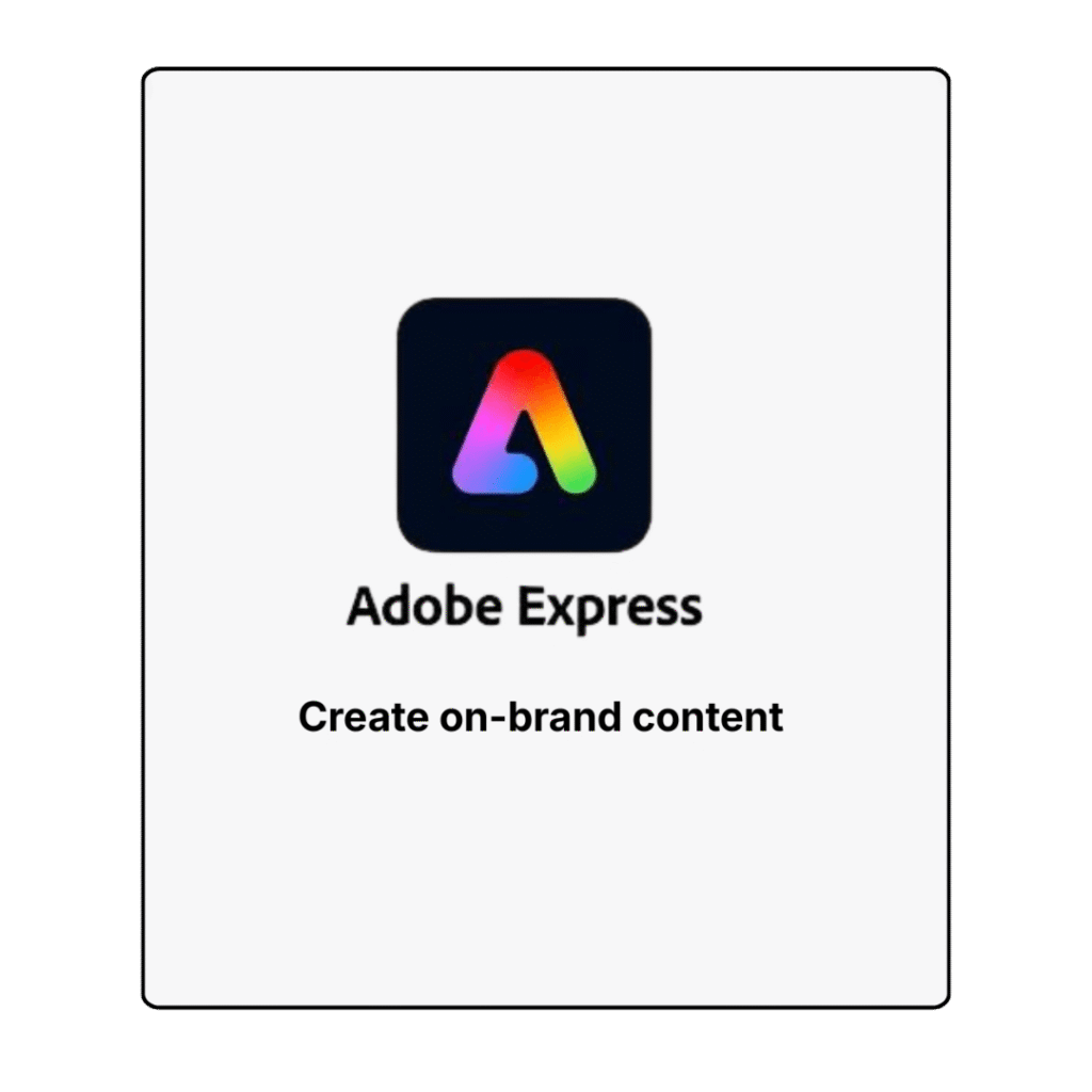Adobe Express Icon, create on-brand content