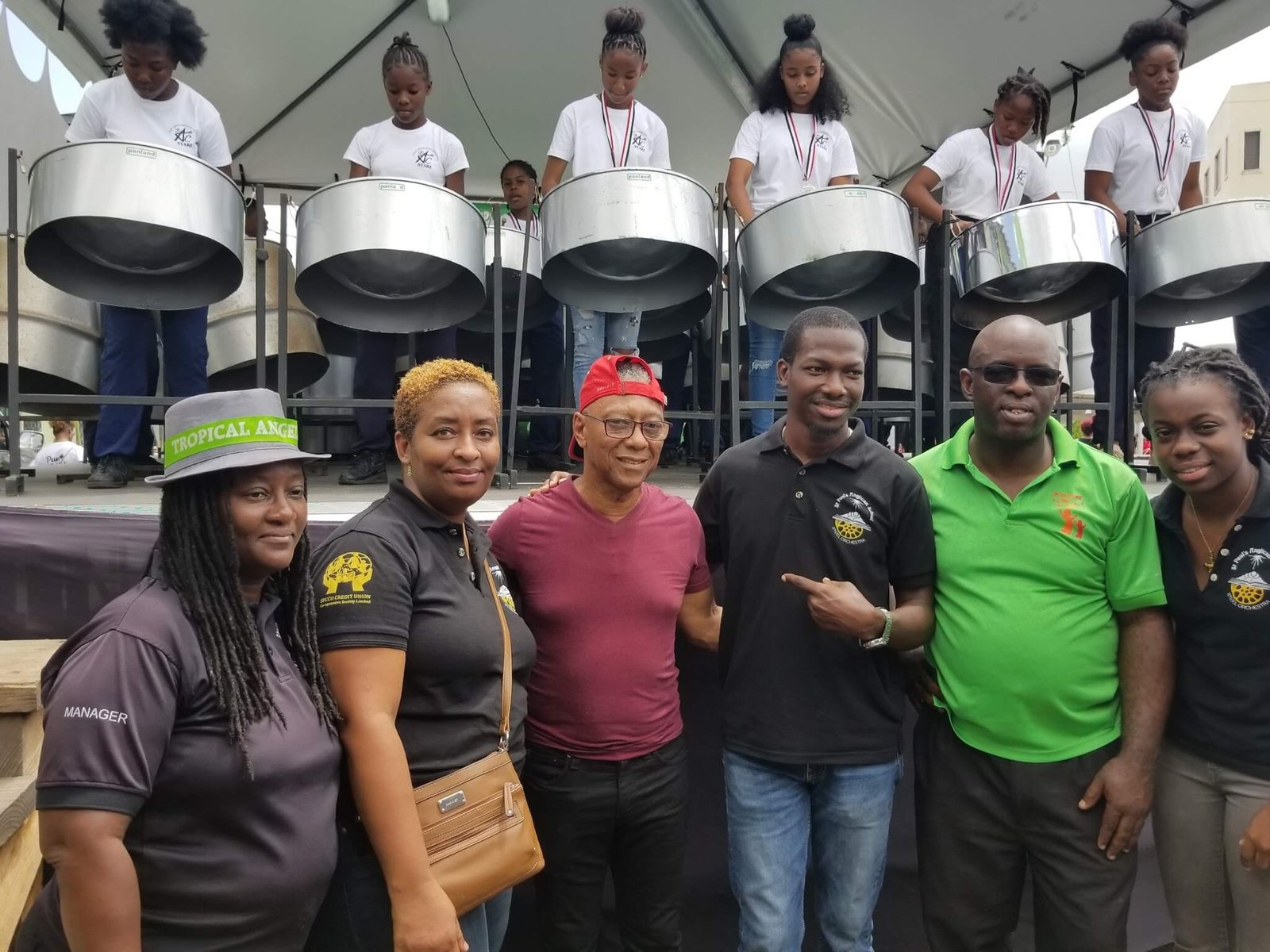 pan for blue event coordinators point fortin borough day celebrations
