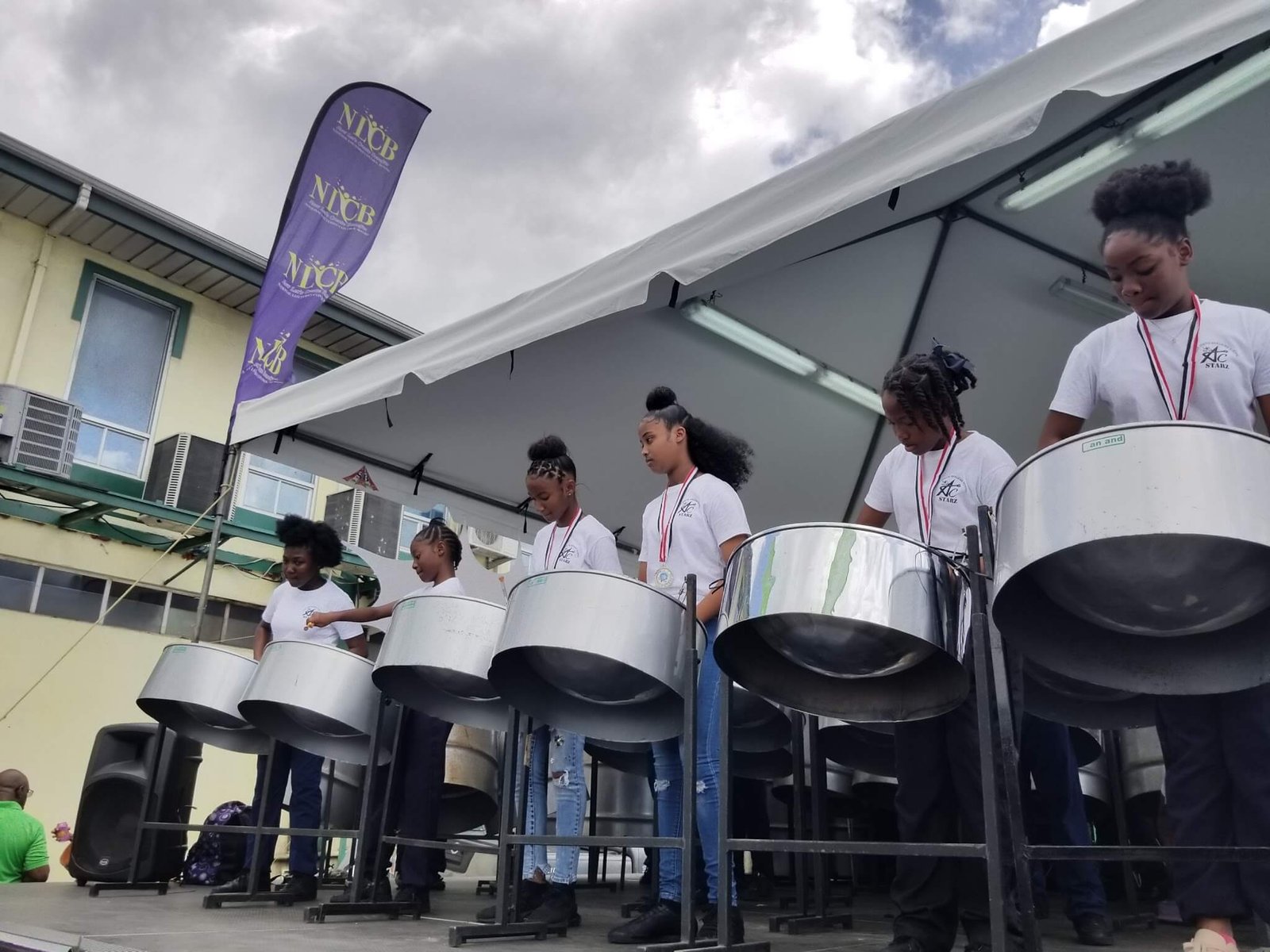 pan for blue primary school steelband event point fortin borough day celebrations 2019