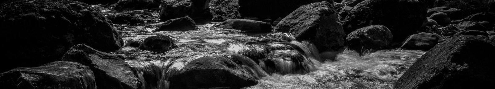river, water, rocks, black and white aesthethic, online background.